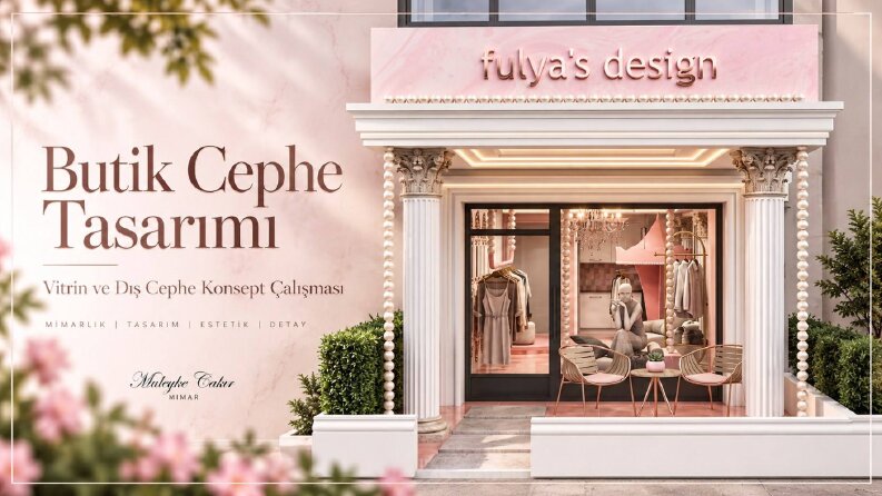 Fulya's Design | Butik Dış Cephe ve Vitrin Tasarımı