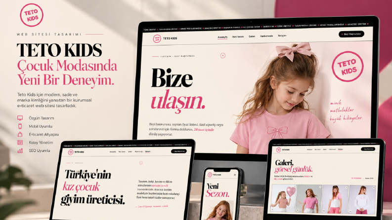 TETO Kids — Kurumsal Web Sitesi & Marka Deneyimi