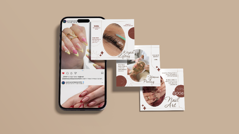 Beauty Center İçin Modern Mockup Sunumu