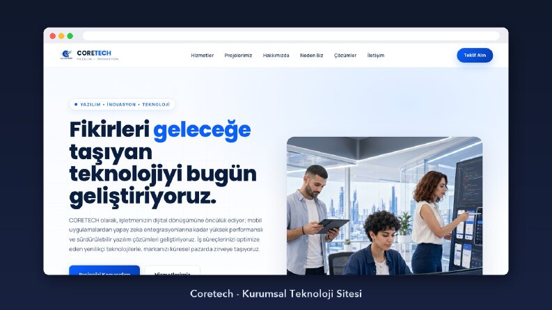 Kurumsal Web Siteleri - Coretech, Zirve, Vegilive