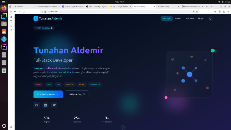 Gemini AI Müşteri Asistanlı Akıllı Portfolyo & CRM