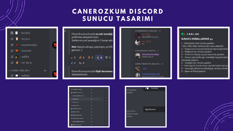 Discord Sunucu Tasarımı