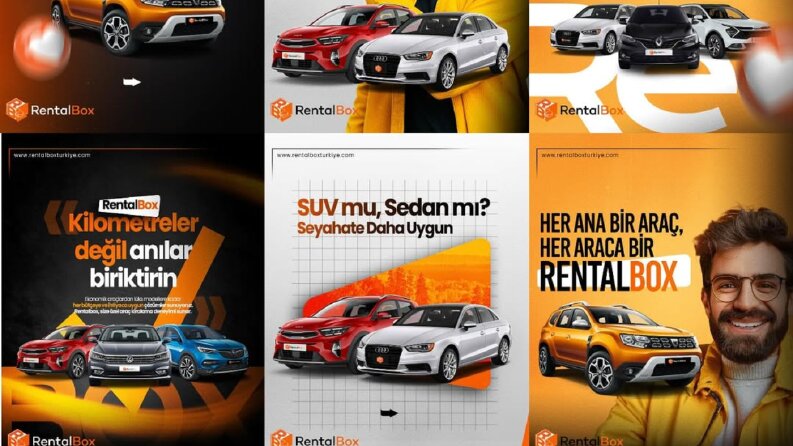 RentalBox (Araç Kiralama Temalı Görseller)
