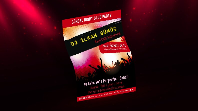 Konser Afişi Tasarımı
