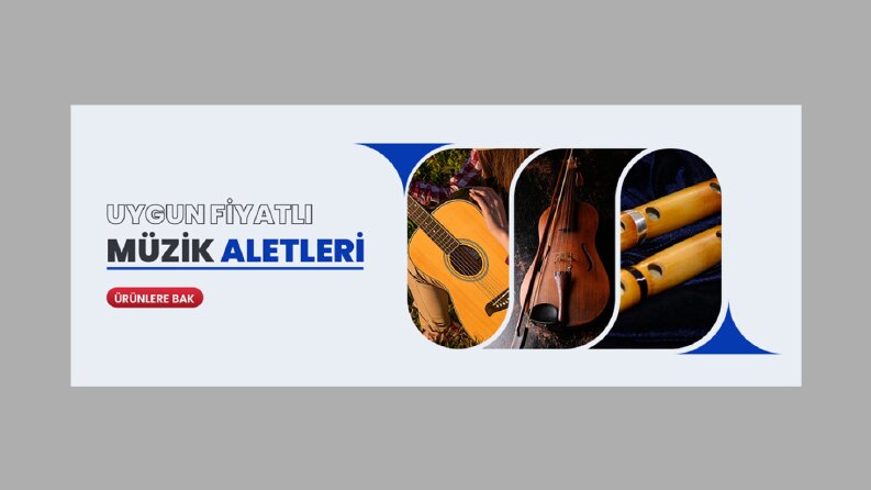 Yurt Renkleri Müzik Yayın Evi Banner Çalışmaları
