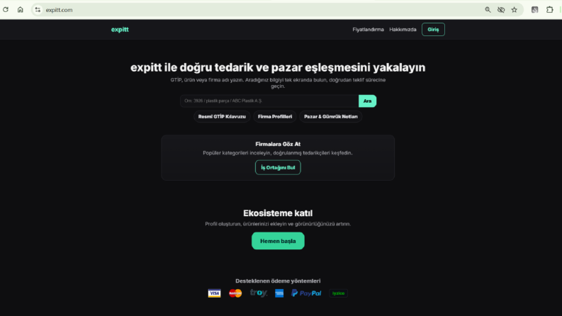 B2B Uluslararası Pazaryeri Web Yazılımı