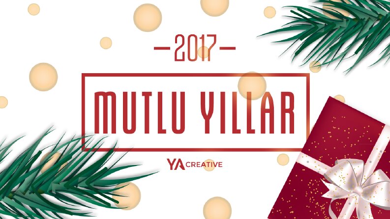Yılbaşı Kutlama Banner Tasarımı