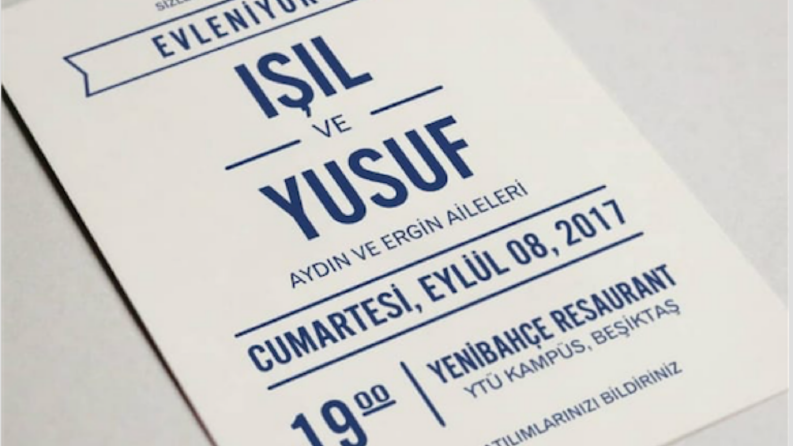 Davetiye Tasarımlarım