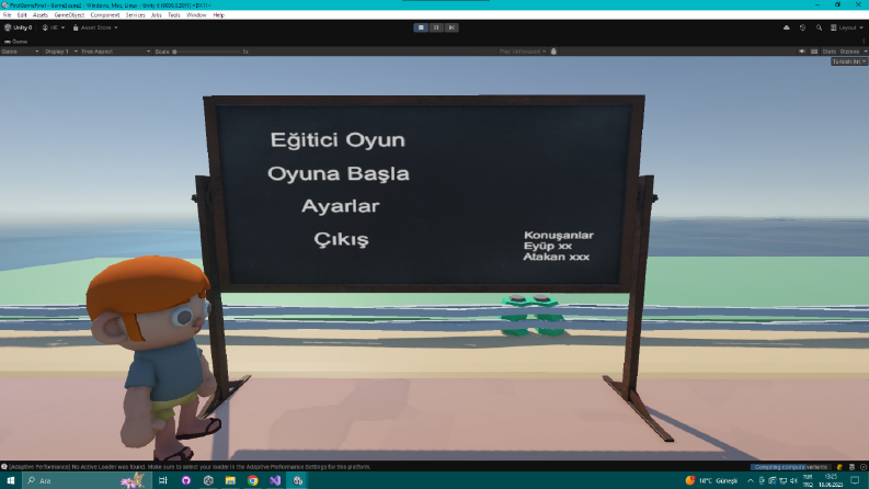 Basit matematik işlemleriyle oyun tasarladık