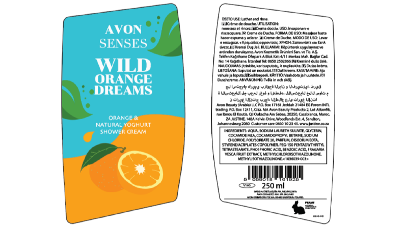 Avon Duş Jeli Tasarımı