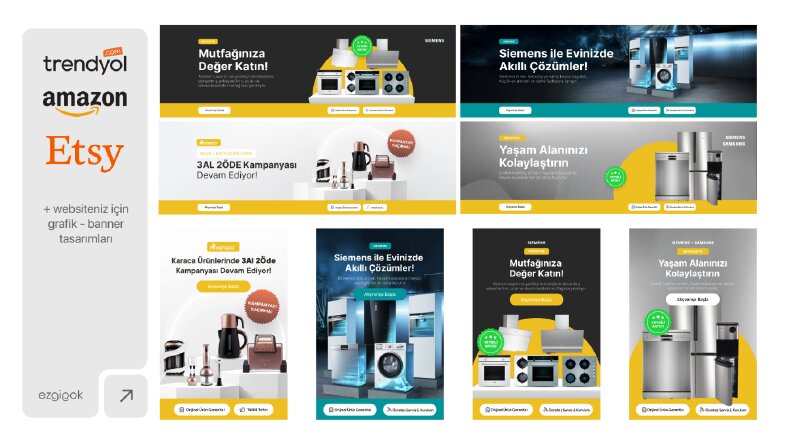 Banner & Slider Tasarımları