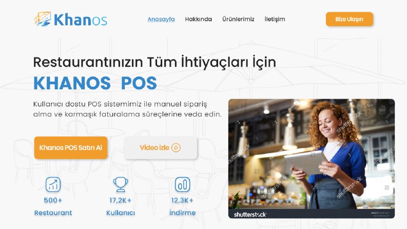 POS saas App Landing Page