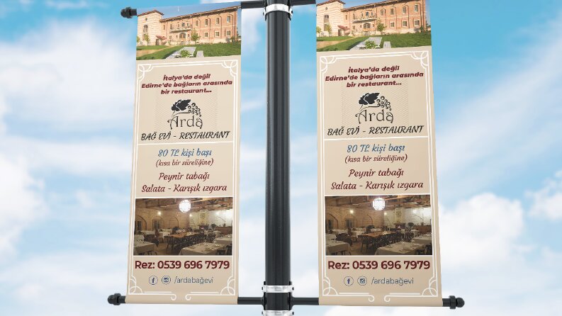 Arda Vineyard | Billboard & Sosyal Medya Bannerları