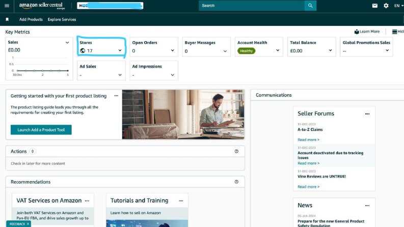 17 Ülkede Açtığımız Bazı Amazon Hesapları