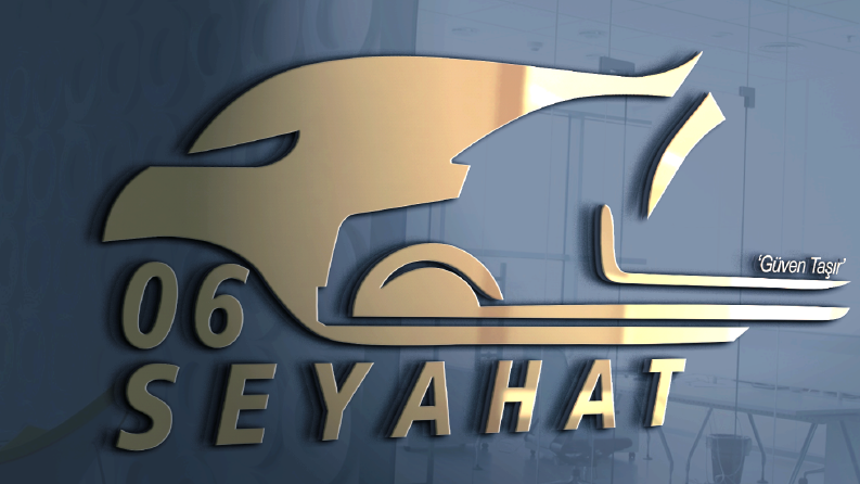 06 Seyahat Ltd.Şti. 3D Logo tasarımı