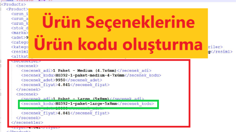 XML Düzenleme