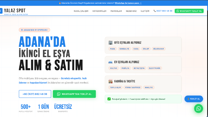 Spot Eşya Alım Satım