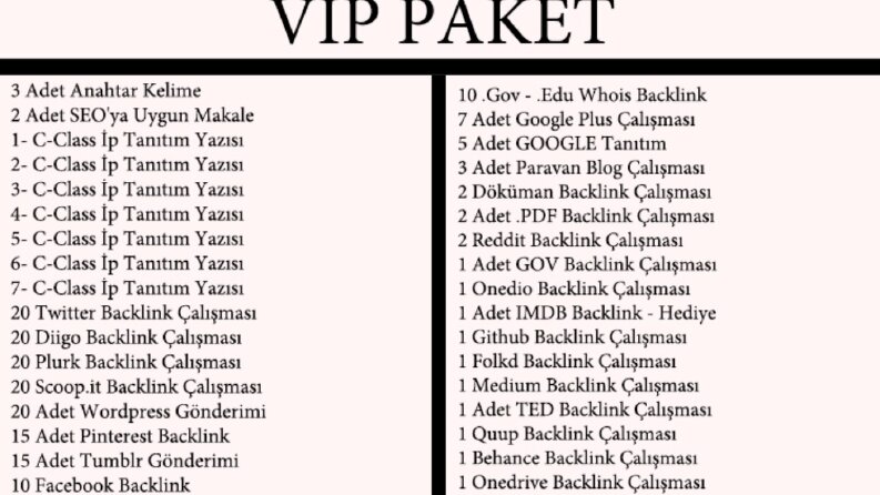 VİP PAKET