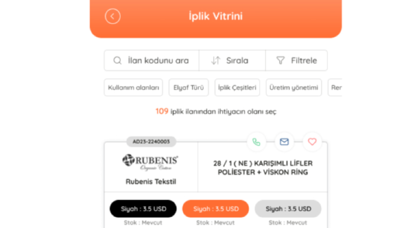 İplikbox – Mobil Uygulama Arayüz Tasarımı