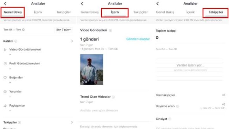 Tiktok Analizleri ve Geliştirme İle Takipçi Yükseltme