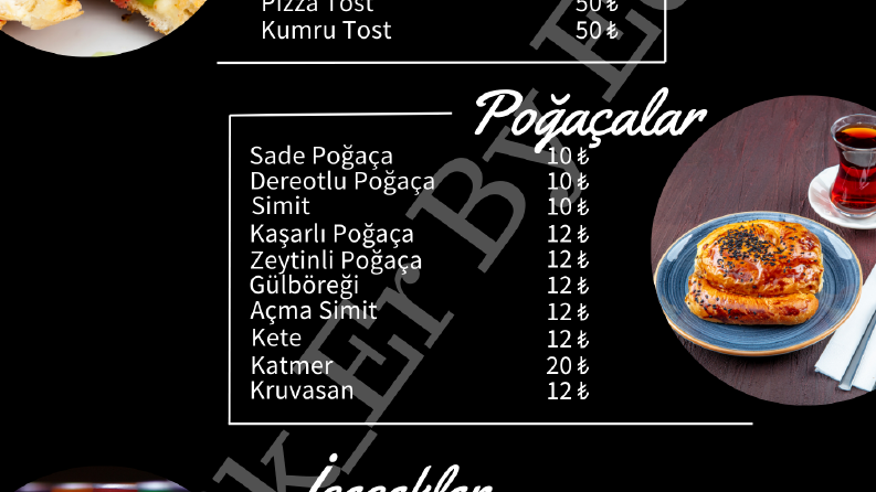 Menü Tasarımı