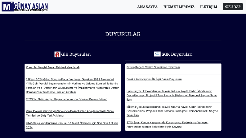 Tüm Müşteri Bilgileri Tek Yerde