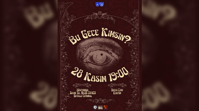 Gotik & Art Nouveau Tarzı Tematik Etkinlik Afişi