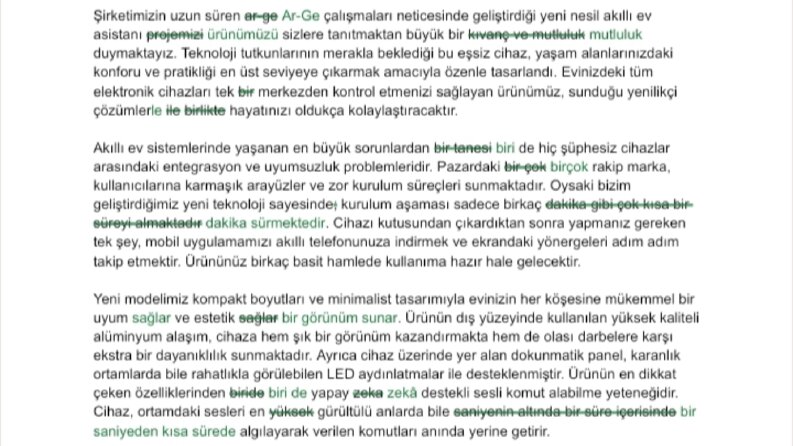 Kurumsal E-Posta & Ürün Lansman Metni Redaksiyonu