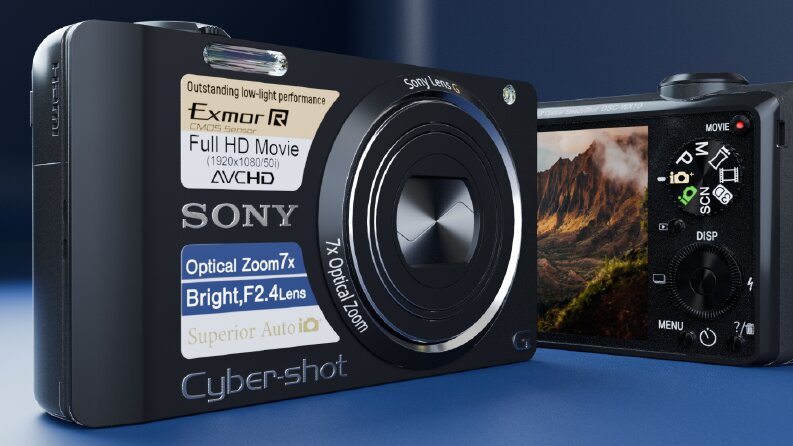 Sony DSC-WX10 3D Modelleme