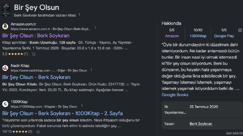 Bir Şey Olsun