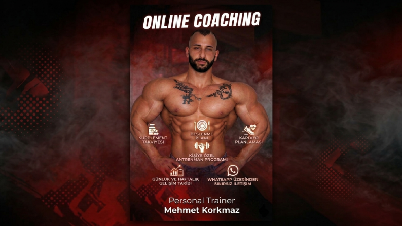 Profesyonel Fitness & Online Coaching Reklam Tasarımı