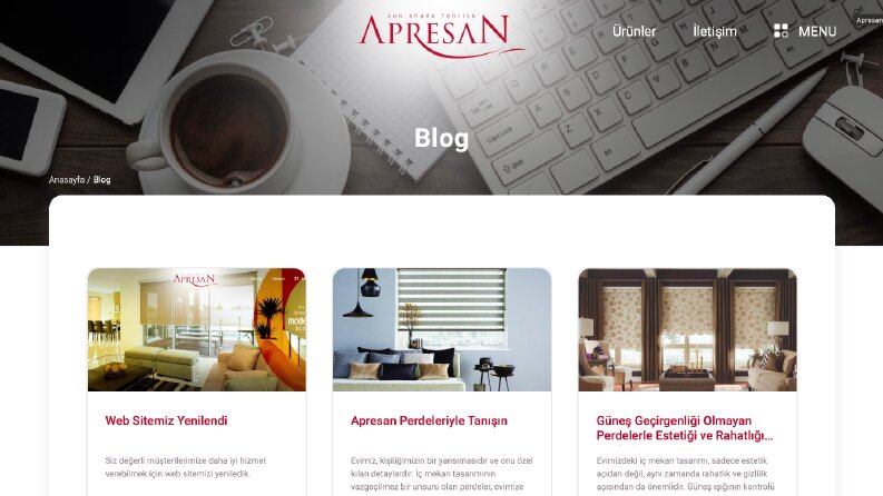 Apresan-Web Sitesi Tasarımı