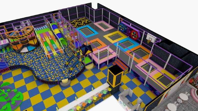 Çocuk Oyun Alanı (softplay+trambolin)