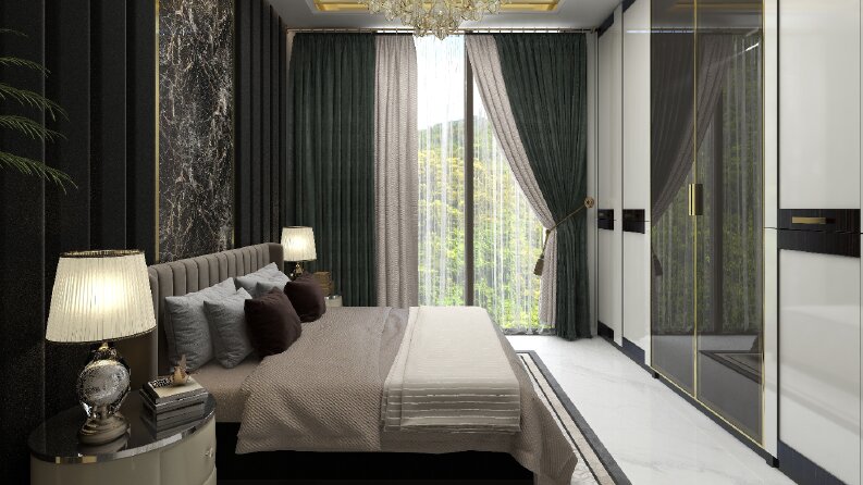 Villa İç Mekan Tasarım ve Görselleştirme
