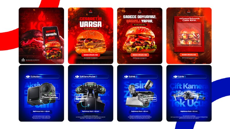 Dji/Köz Burger | Sosyal Medya Tasarımları