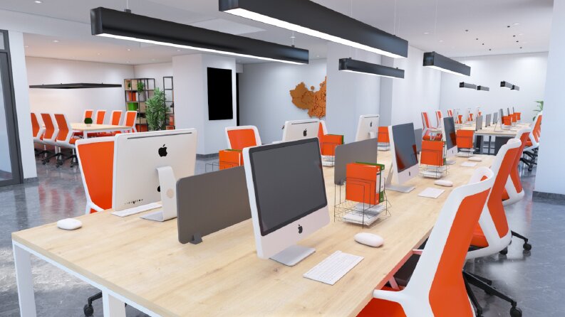 Kurumsal Fabrika İdari Ofis Çizimi
