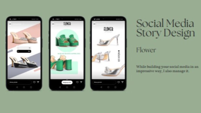 Flower ve KidsAmore Markaları için Story Tasarımları