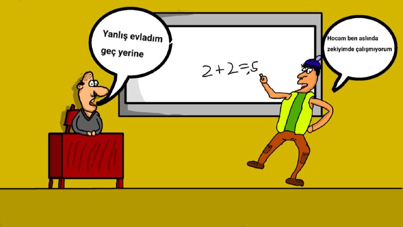 Karikatür çizimi 