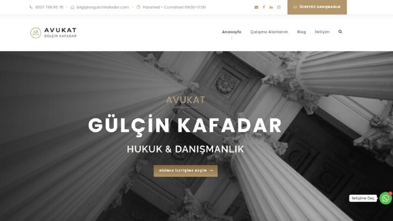 Profesyonel Avukatlık Sitesi