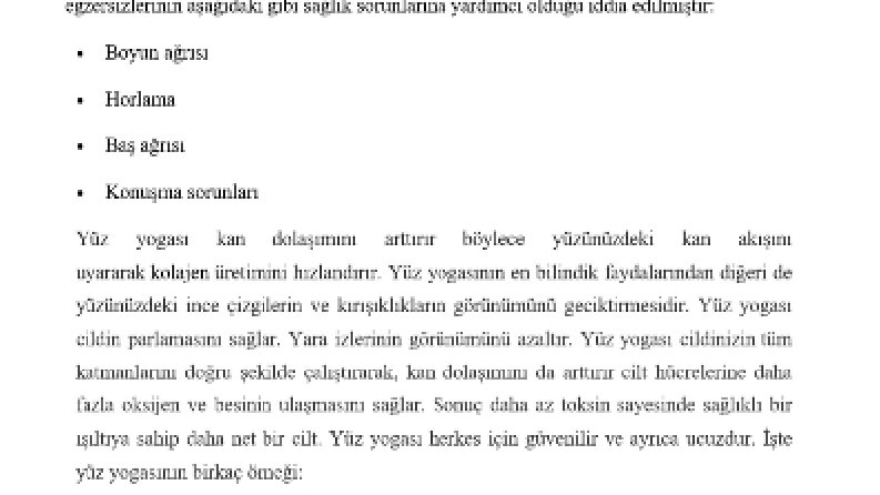 Yüz Yogası- Blog