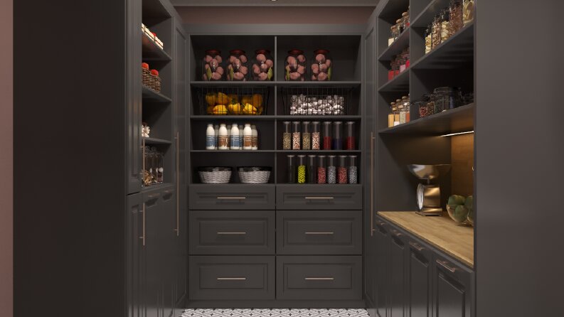 KİLER İÇ MEKAN TASARIMI/3D RENDER GÖRSELLEŞTİRME