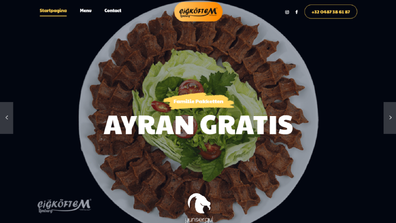 Çiğköftem Limburg - Web Sitesi Tasarımı