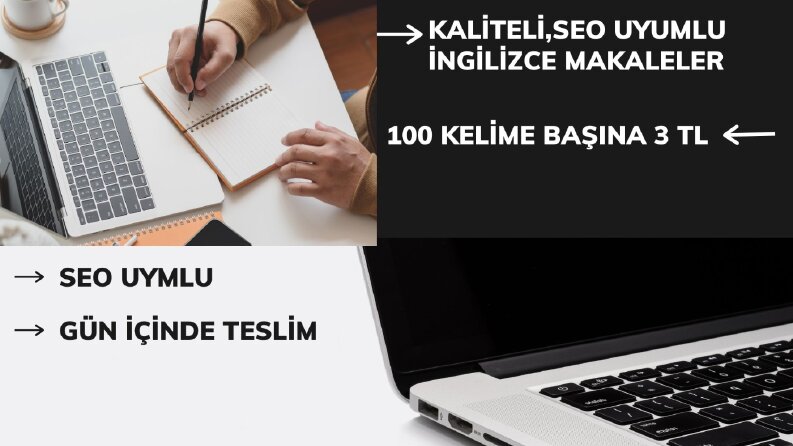 Seo Uyumlu İngilizce Makale Gün İçinde Teslim Garantili 