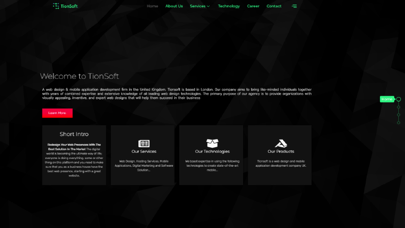 Tionsoft - WordPress Web Sitesi Tasarımı