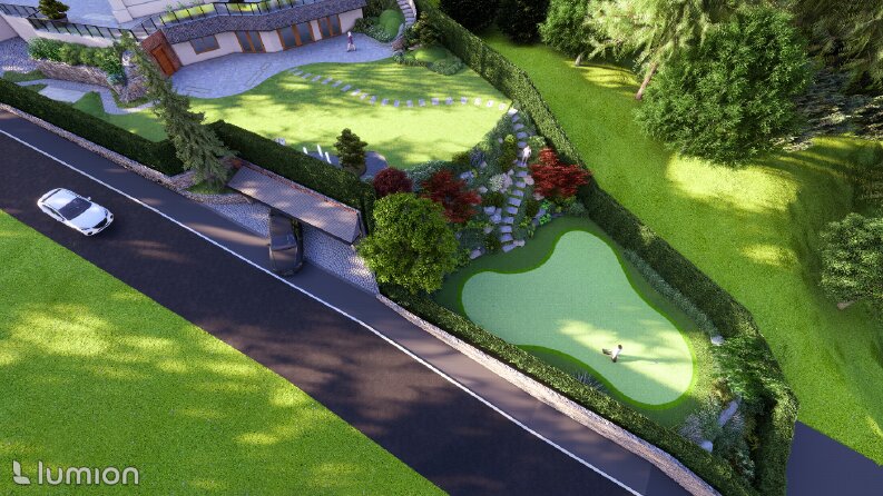 2 Bahçe Bir Golf Sahası
