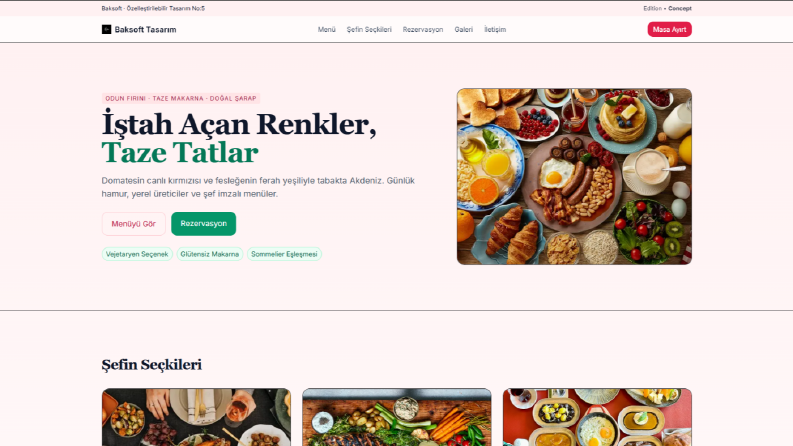 Restoranlar İçin Online Rezervasyon ve Dijital Menü Yazılımı