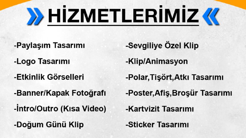 İş örneğim