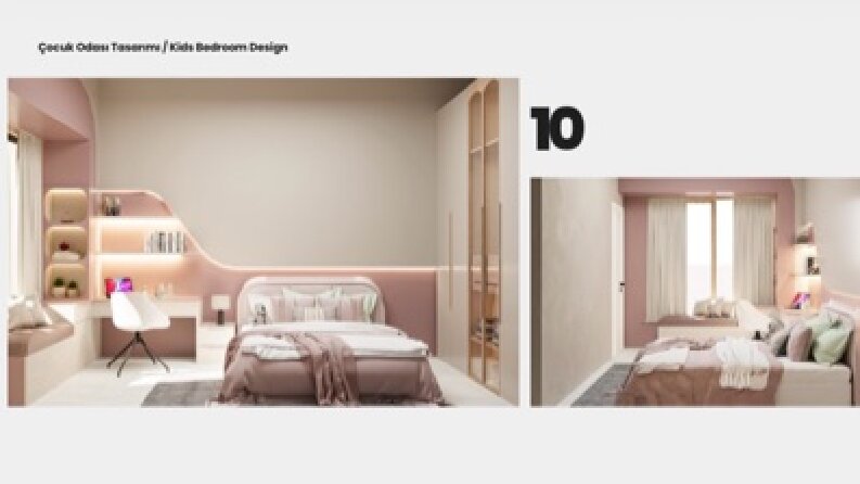 Modern İç Mekan Tasarımı & Gerçekçi 3D Render