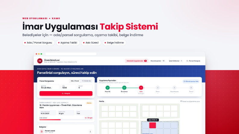 UTS – Belediyeler için İmar Uygulaması Takip Sistemi