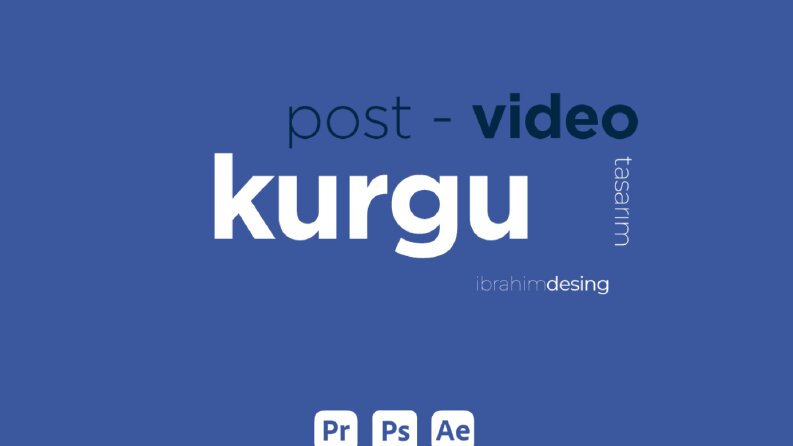 Video Kurgu & Montaj Hizmeti